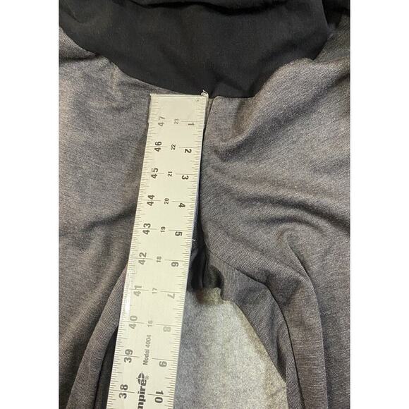 Oh Baby Motherhood Pants Womens Size Large Grey Stretch Flare - Picture 5 of 11